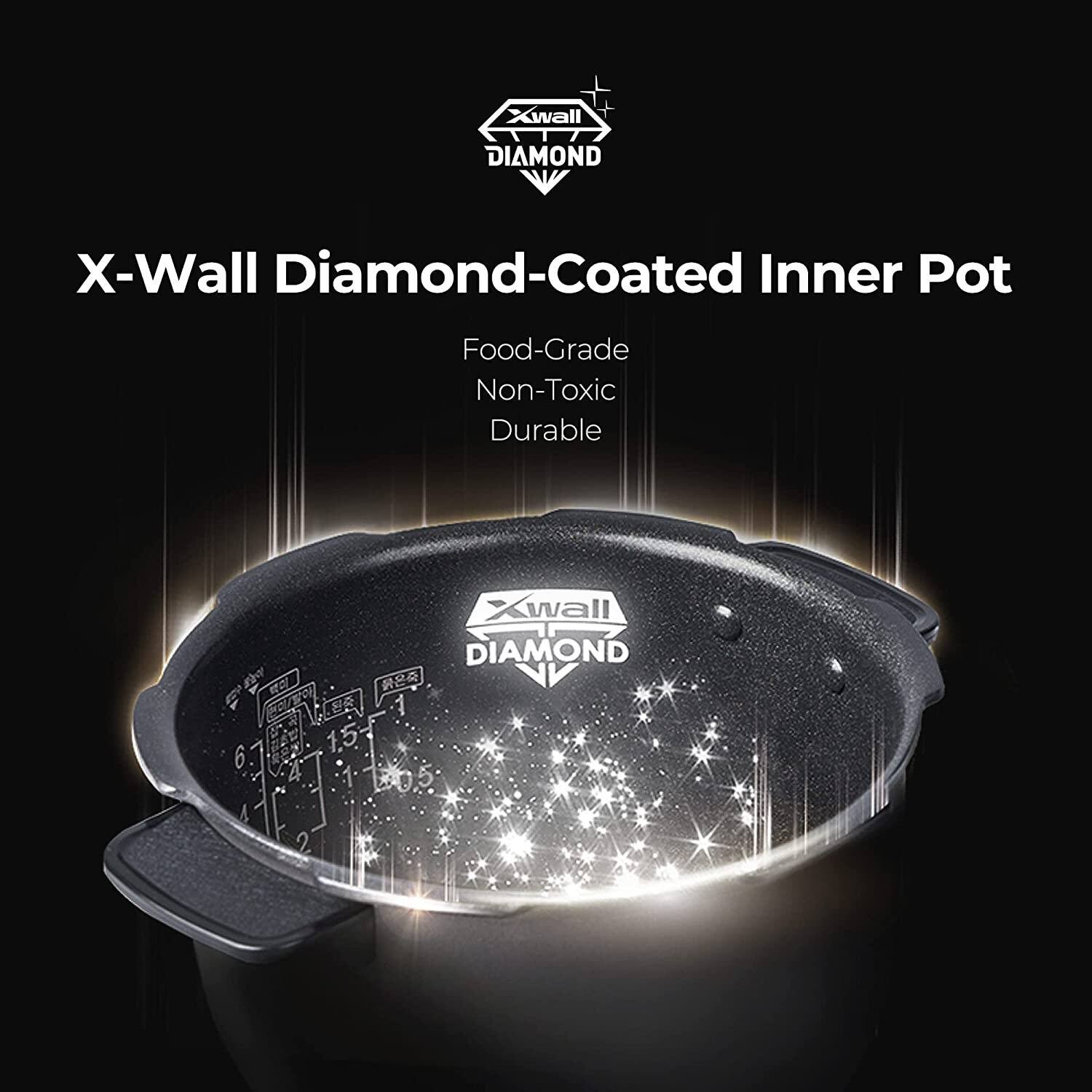 Alt View 17. Cuckoo - 10-Cup HP Twin Pressure Rice Cooker - CRP-ST1009F - White.