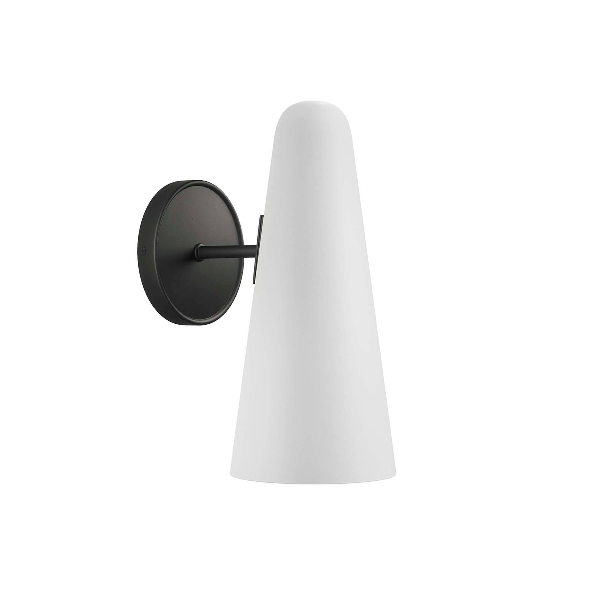 Angle. Modway - Beacon 1-Light Wall Sconce by Modway - Opal Black.