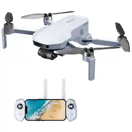 Bundle - Potensic - ATOM GPS Drone with 4K 3-Axis Gimbal Camera - White