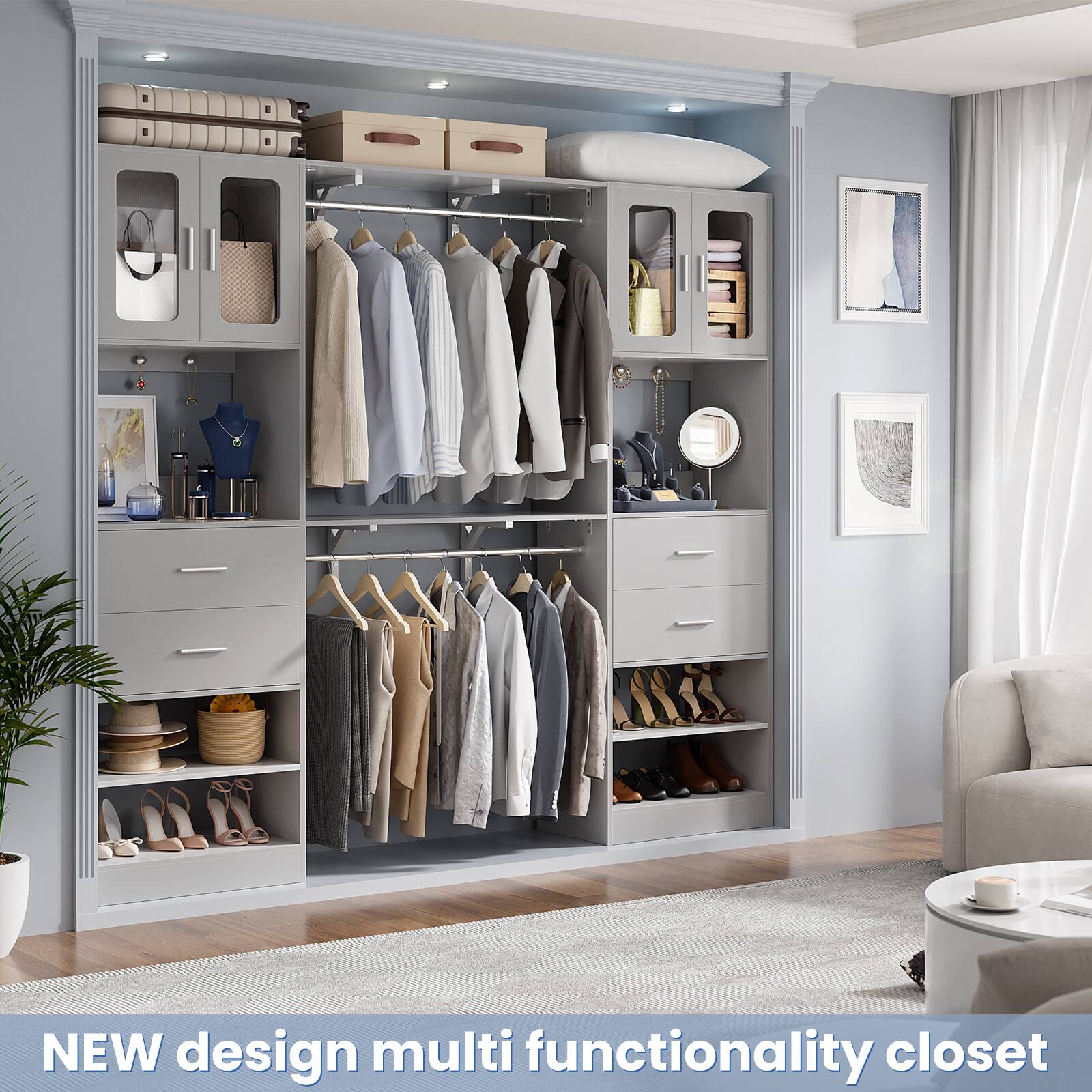 NEW design multi functionality closet