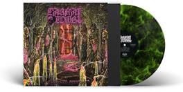 Carnal Tomb - Embalmed In Decay - Lime/Black Marbled - VINYL LP