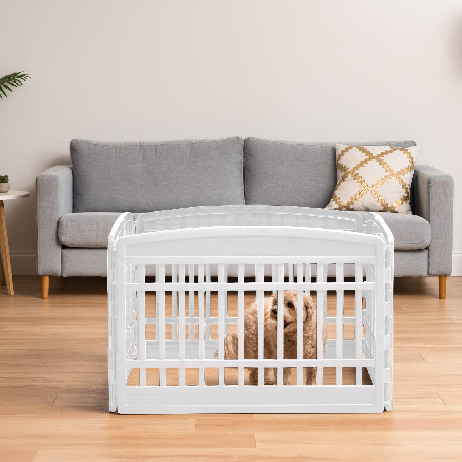 Alt View 9. IRIS USA - IRIS USA 24" Exercise 4-Panel Pet Playpen, Dog Playpen for Puppy Small Dogs Keep Pets Secure Easy Assemble Easy Storing.