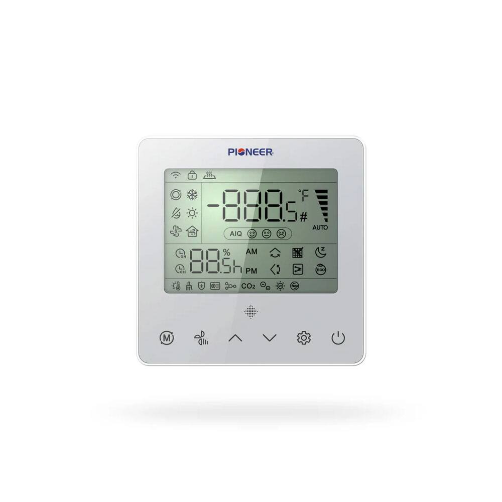 PI ONEER W5 F -88.5°F # AUTO AIQ 88% AM 88.5h PM EGO: 800 CO2 M D