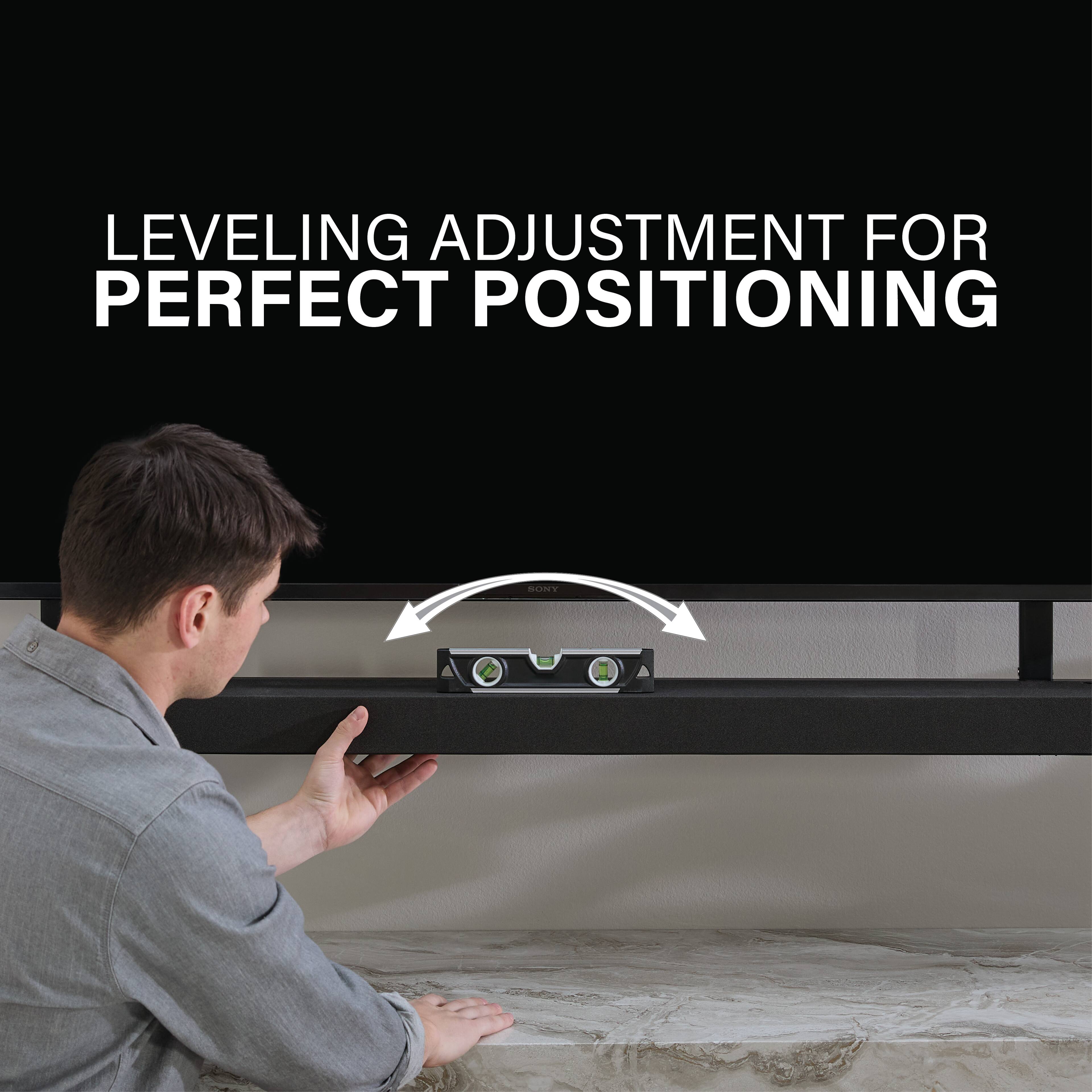 LEVELING ADJUSTMENT FOR PERFECT POSITIONING