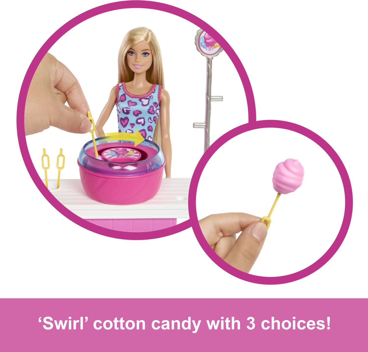 'Swirl' cotton candy with 3 choices!