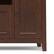 Alt View 4. Simpli Home - Amherst 72 inch Wide TV Media Stand - Russet Brown.