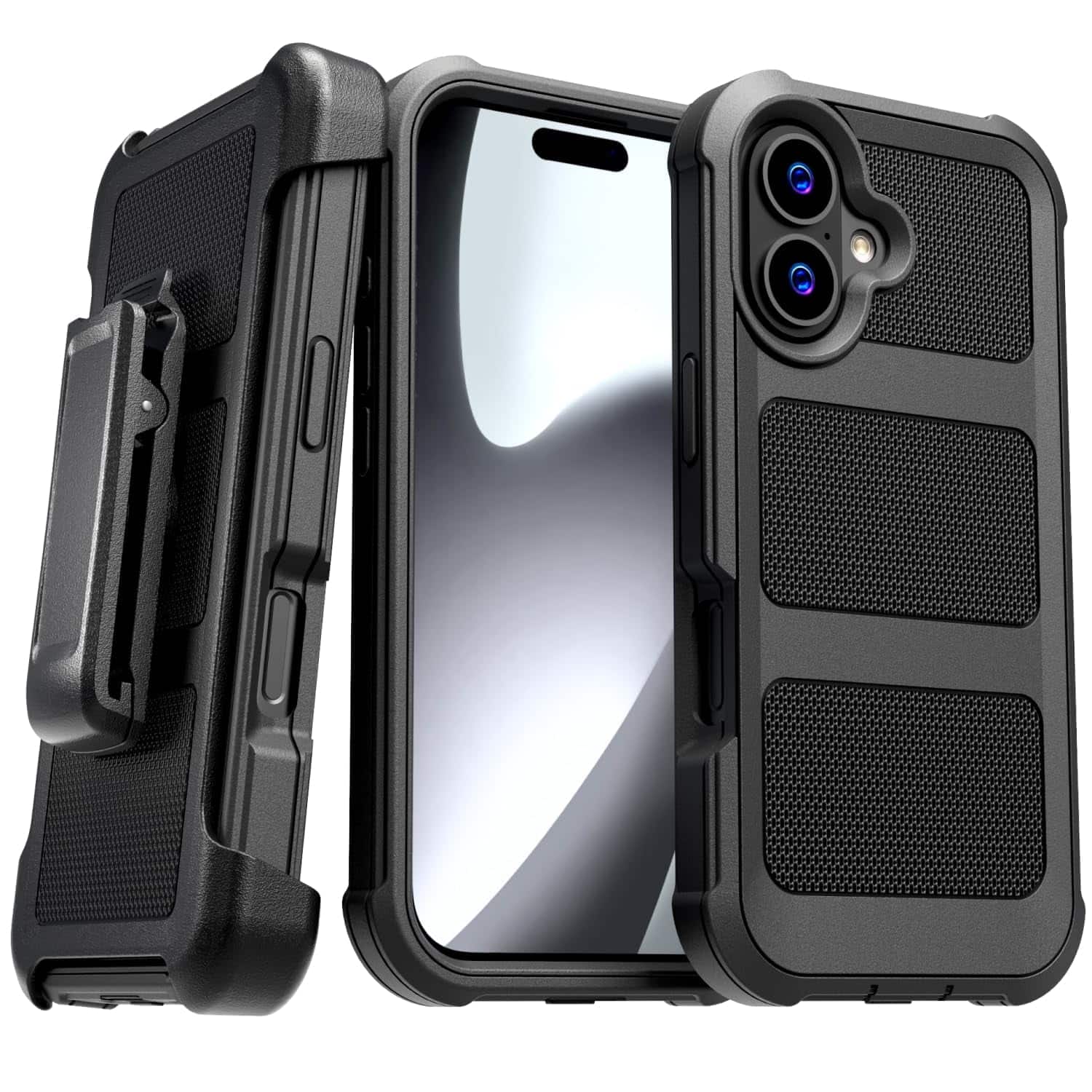 RomeTech - Rome Tech Defender Rugged Case for iPhone 17 - Black