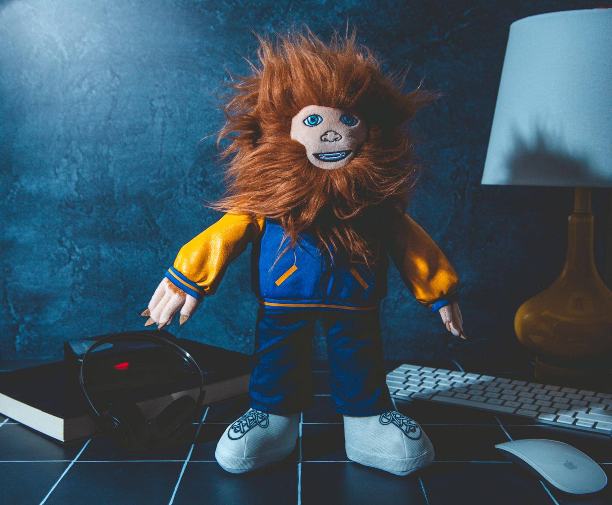 Alt View 5. Toynk - Teen Wolf 14-Inch Collector Plush Toy | Scott Howard - Blue.