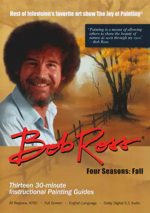 Front. Bob Ross the Joy of Painting: Fall Collection - DVD.