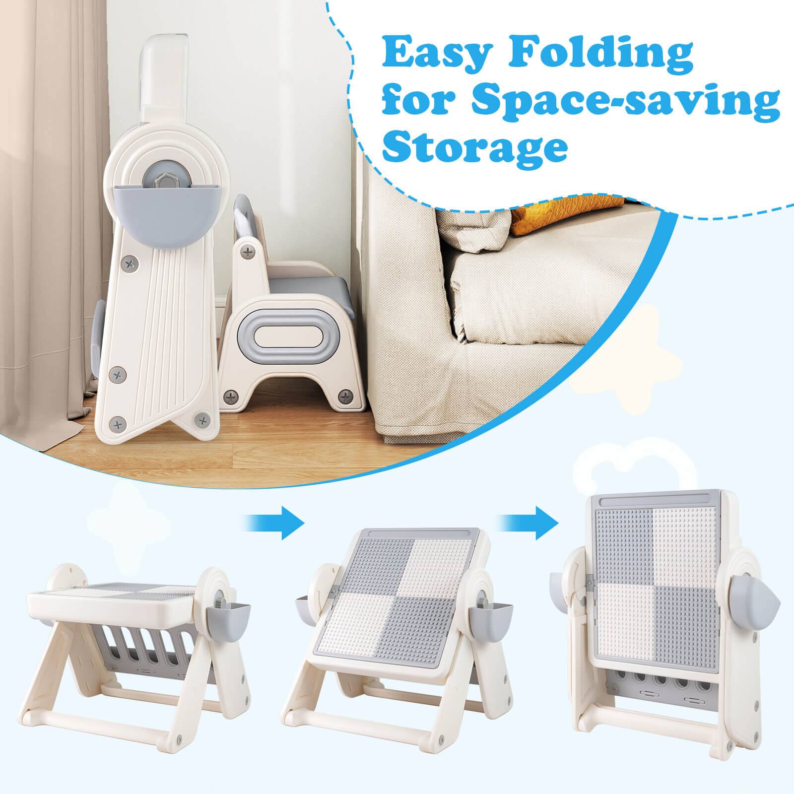 Easy Folding for Space-saving Storage