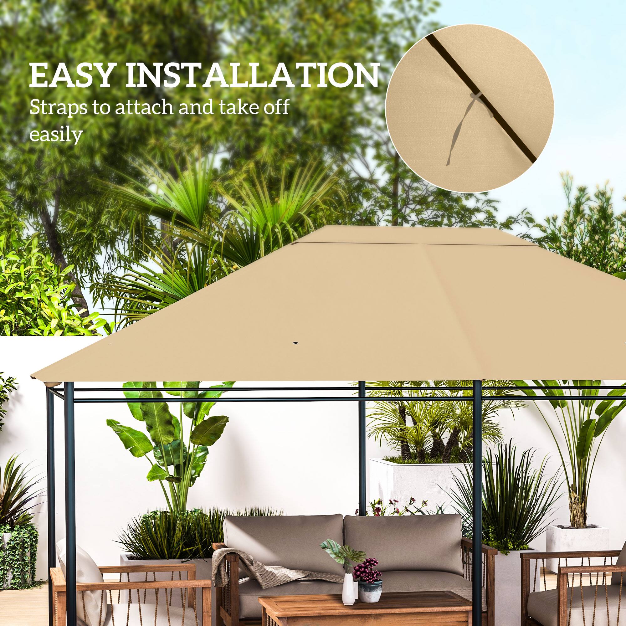 EASY INSTALLATION  
Straps to attach and take off easily