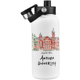Indigo Falls - Auburn Tigers Laura Wilcox Watercolors 34oz. Water Bottle - Multicolor