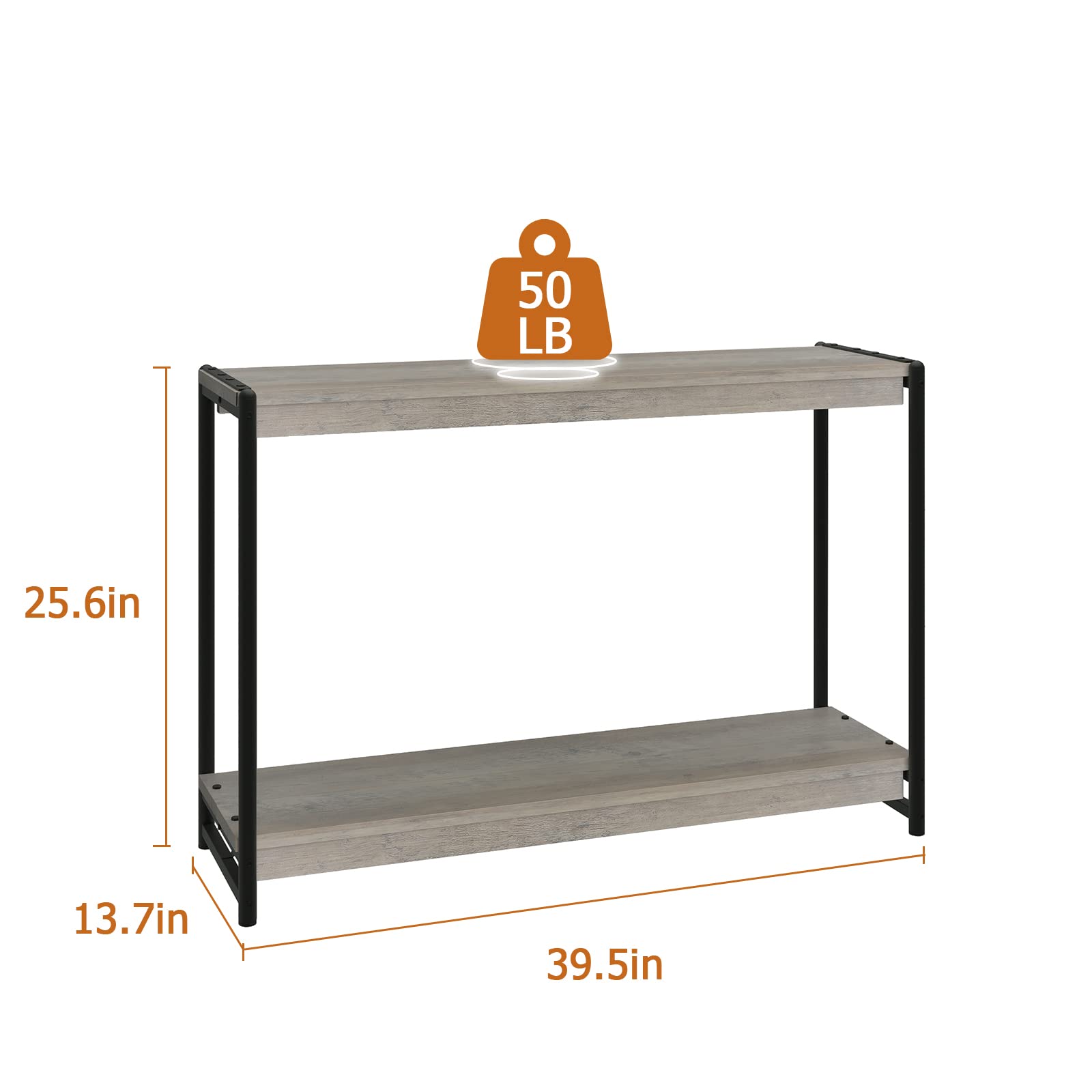 50 LB  
25.6in  
13.7in  
39.5in
