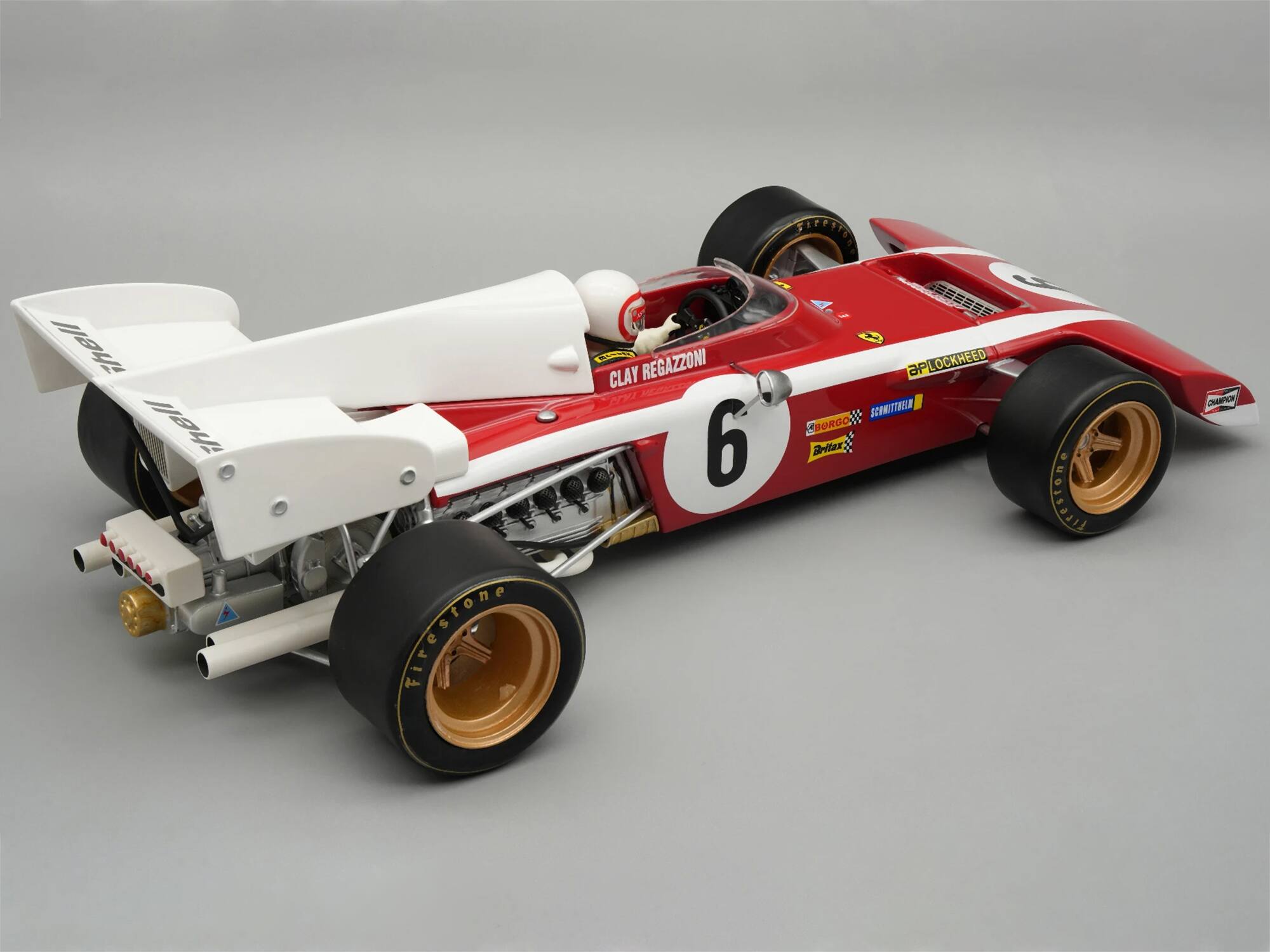 SECTION

hell hell HAMA

Firestone

CLAY REGAZZONI 6

SPLOCKHEED SCHNITTNELH BORGO Britax

Firestone

CHAMPION