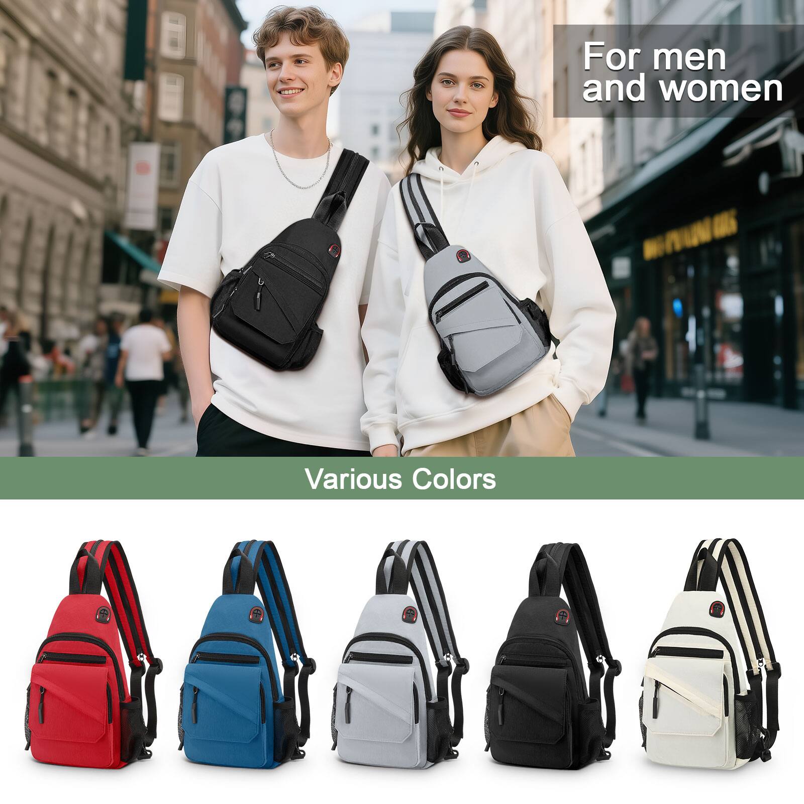 For men and women  
Various Colors
