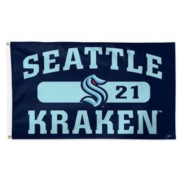 WinCraft - Seattle Kraken 3' x 5' Single-Sided Franchise Establishment Deluxe Flag - Multicolor