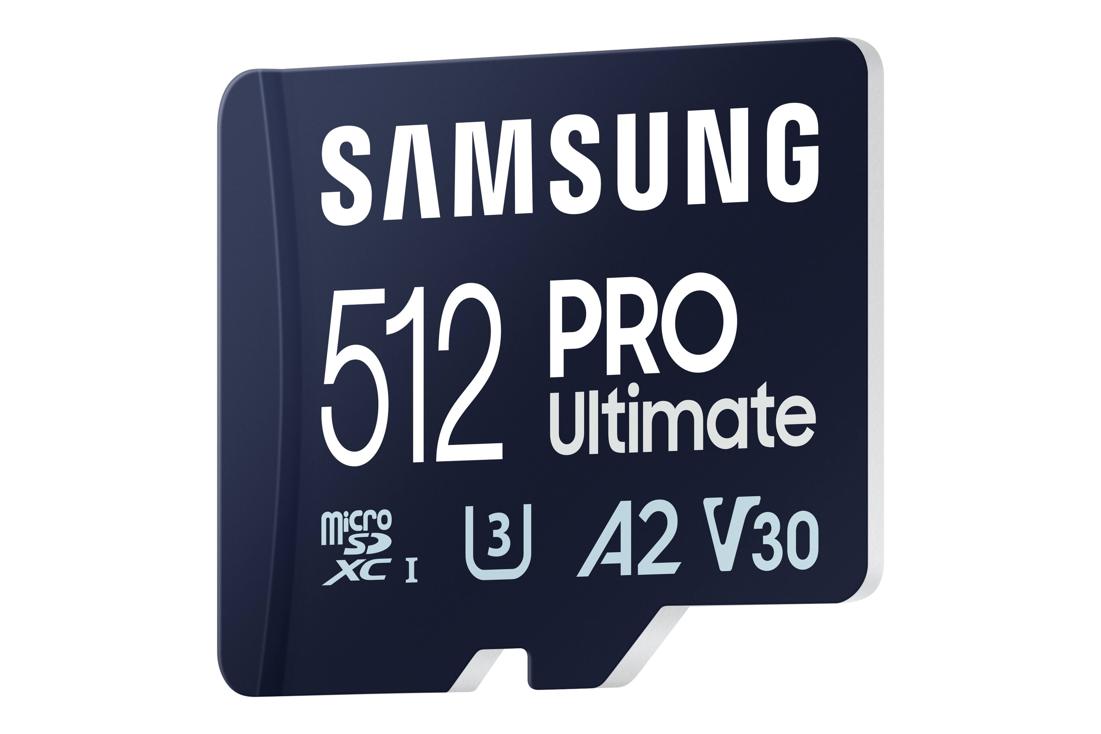 Alt View 11. Samsung - Pro Ultimate and Adapter 512GB microSDXC Memory Card.