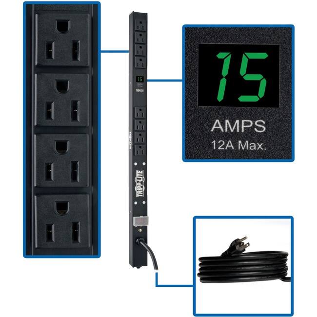 15 AMPS  
12A Max.  
TRIPP-LITE