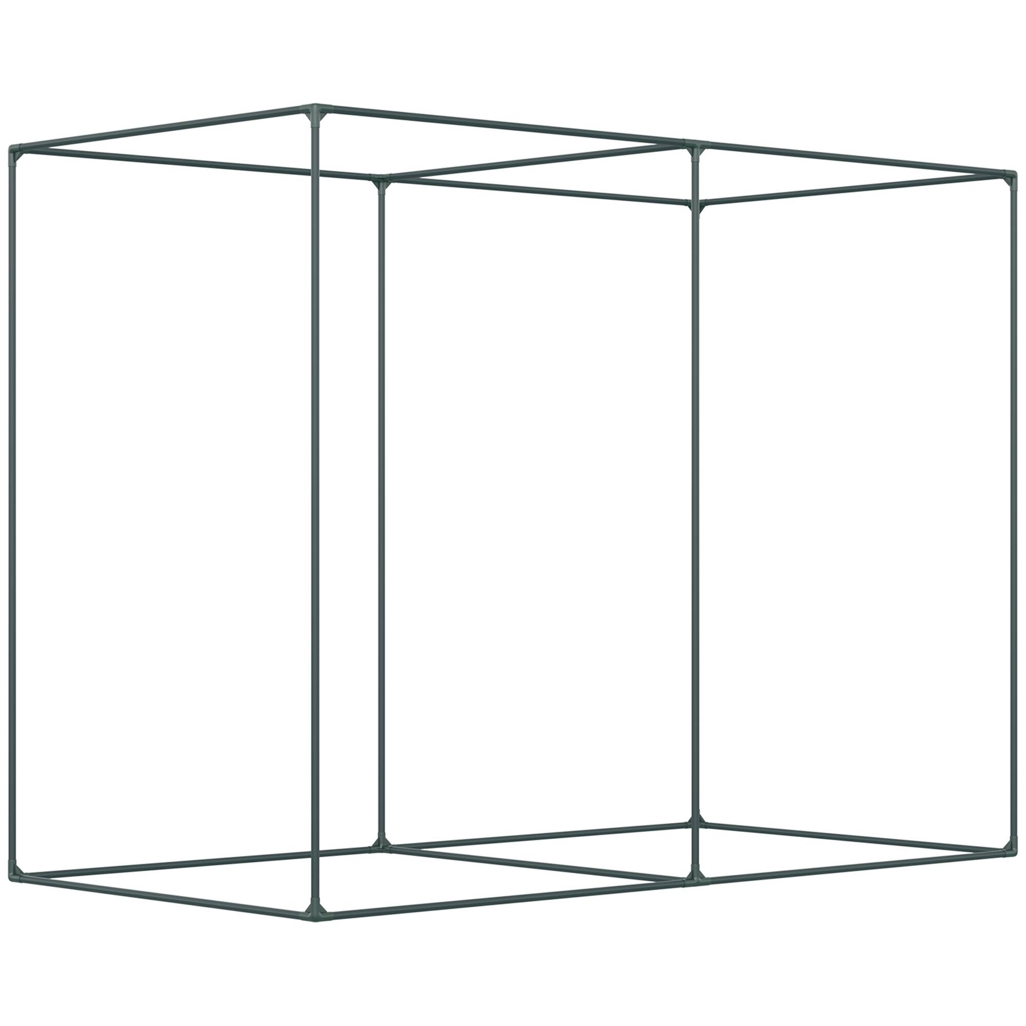 Alt View 7. Outsunny - x 3ft Crop Cages for Garden, Plant Protectors from Animals - Black.