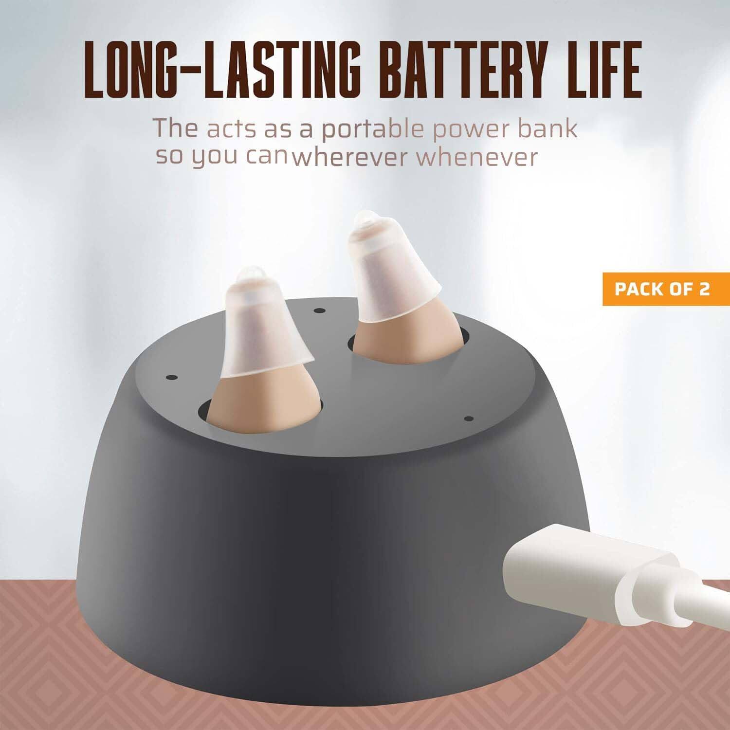 LONG-LASTING BATTERY LIFE

The acts as a portable power bank so you can wherever whenever

PACK OF 2