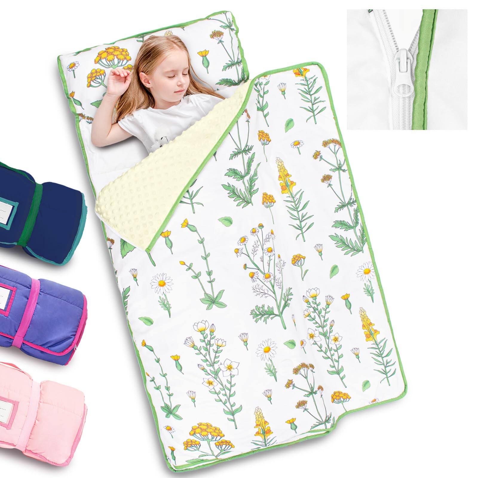 Dapper Styles Nap Mat With Detachable Blanket And Removable Pillow ...