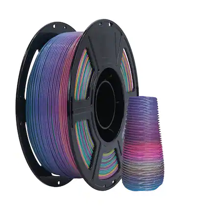 Front. Flashforge - HS PLA Rainbow - Rainbow Candy.