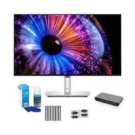 Dell - UltraSharp U2724D 27-Inch QHD 2560 x 1440 Monitor (Platinum Bundle - Silver