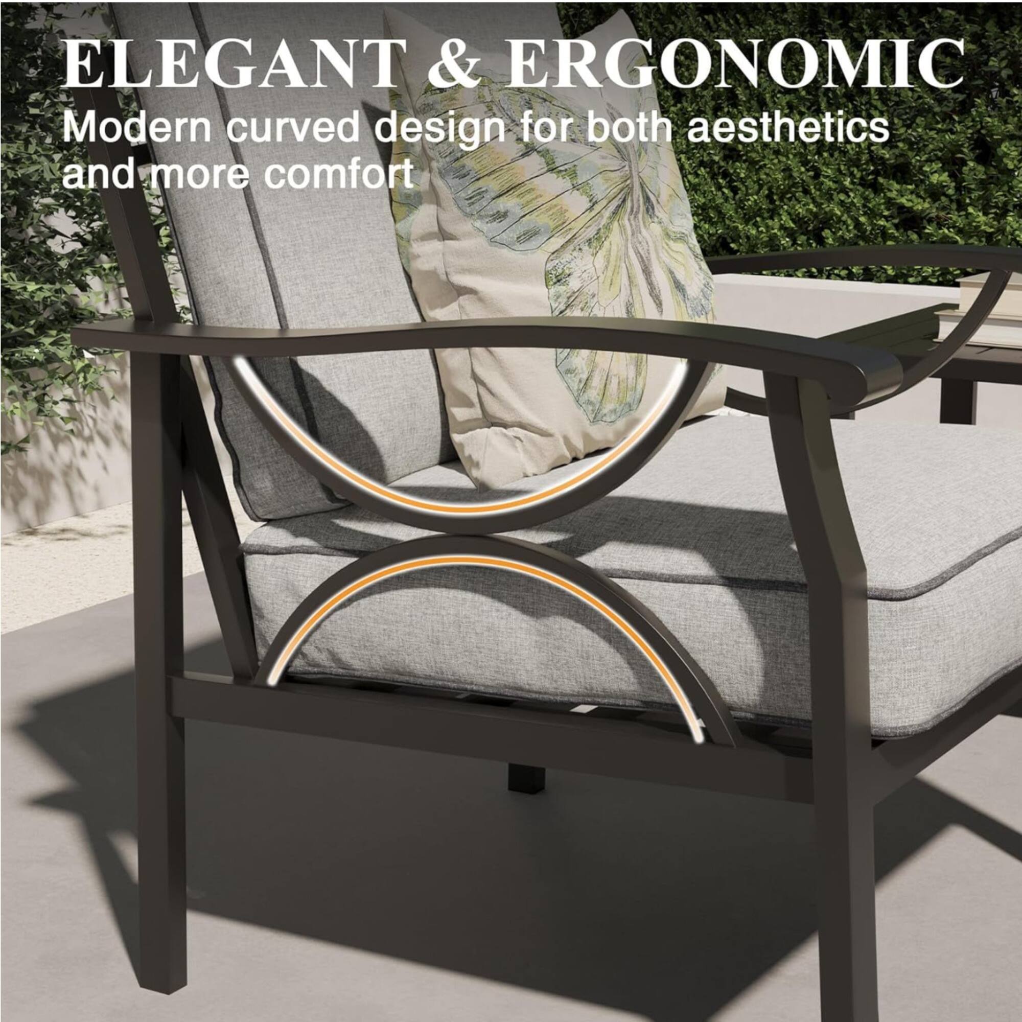ELEGANT & ERGONOMIC  
Modern curved design for both aesthetics and more comfort