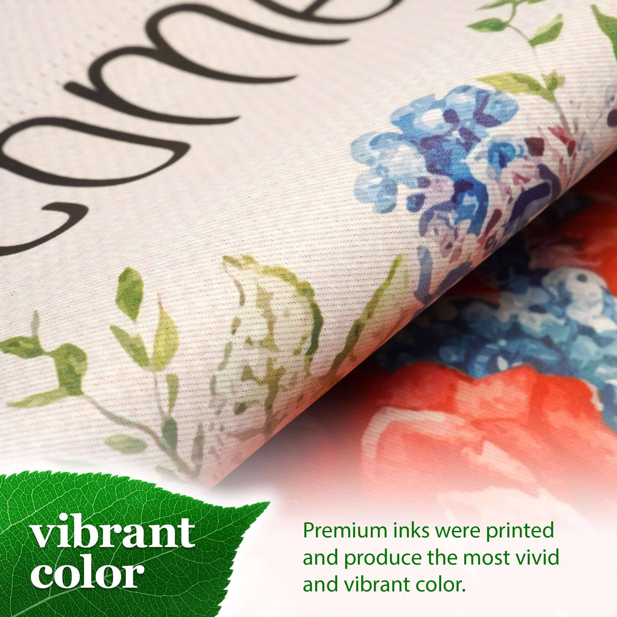 Premium inks were printed and produce the most vivid and vibrant color.
