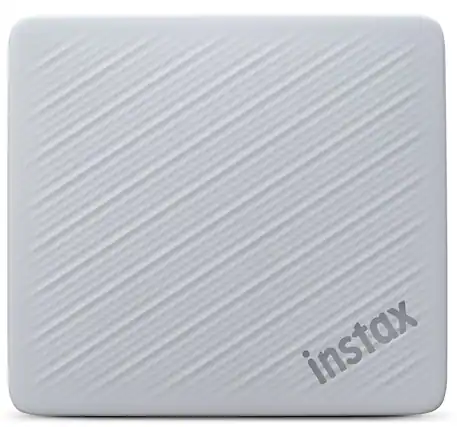 Front. Fujifilm - instax Link WIDE 2 Wireless Printer - Duo Blue.