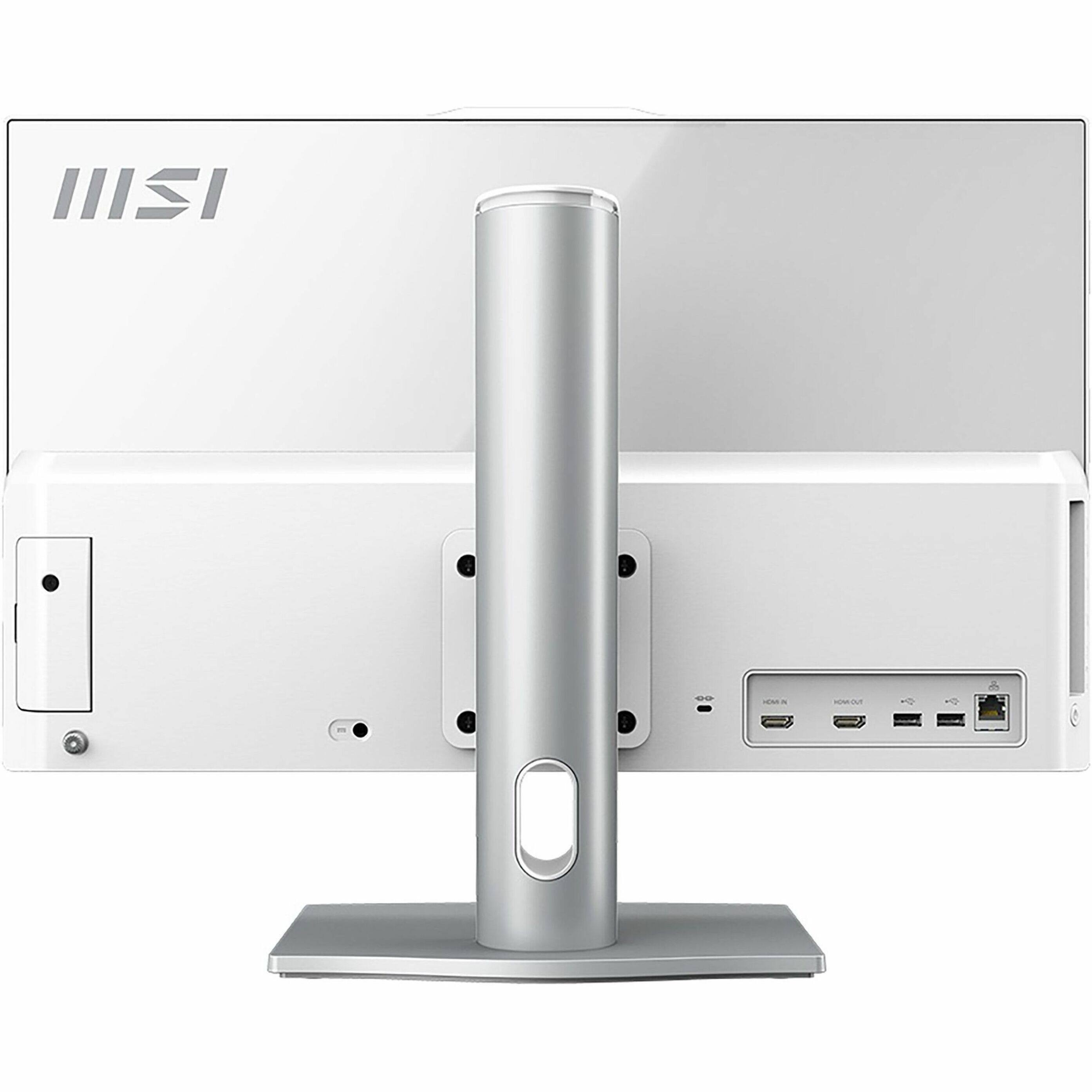 Alt View 11. MSI - Modern AM242TP 1M 23.8" Touch-Screen All-In-One - Intel Core 7 - 32 GB Memory - 1 TB SSD - White.