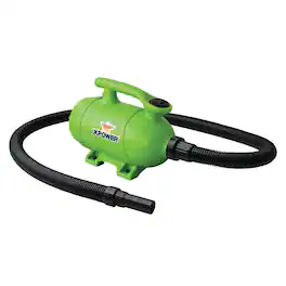 XPOWER - B-2 Pro at Home Pet Grooming Dog Force Hair Dryer and Vacuum - Green