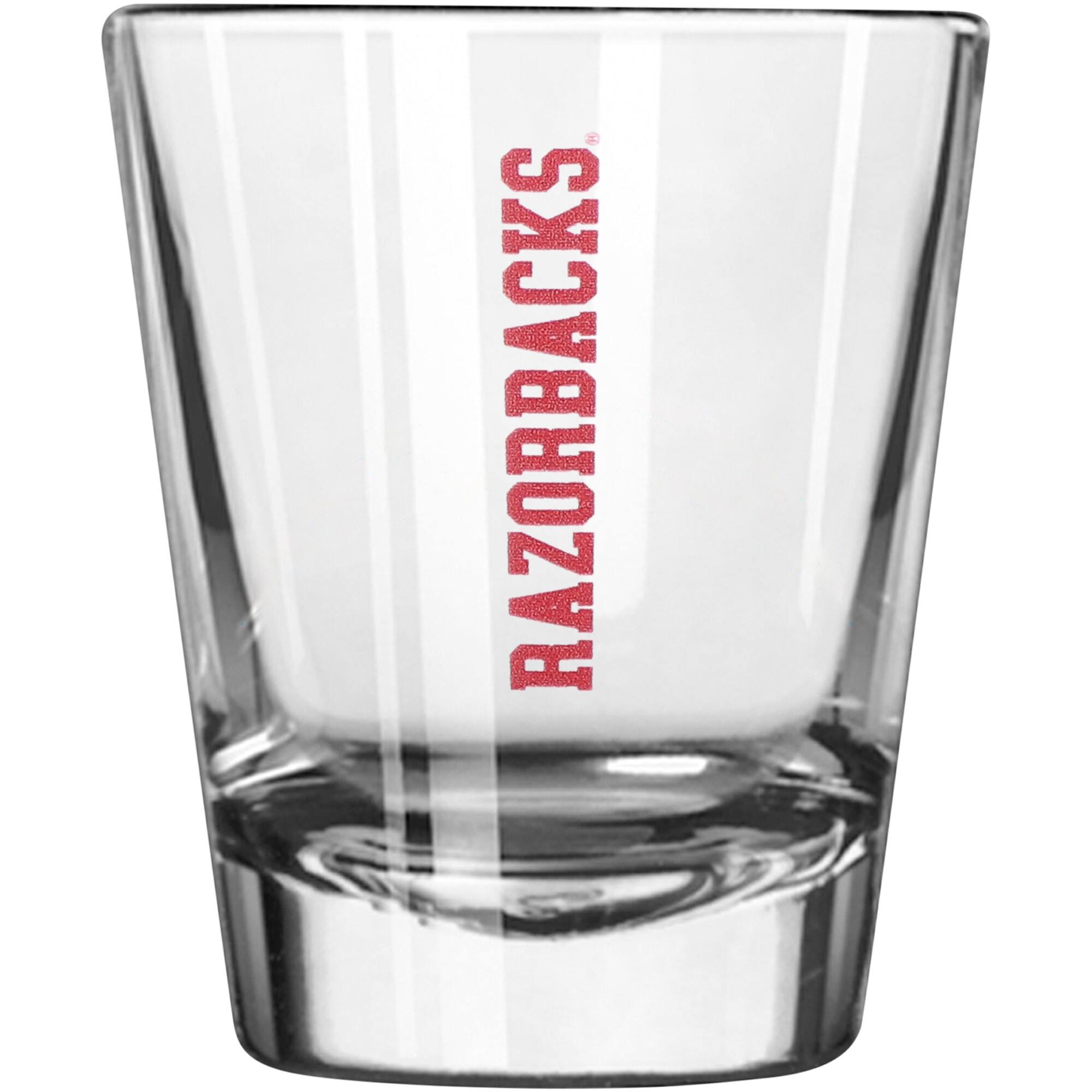 Alt View 1. Logo Brands - Arkansas Razorbacks 2oz. Team Game Day Shot Glass - Multicolor.