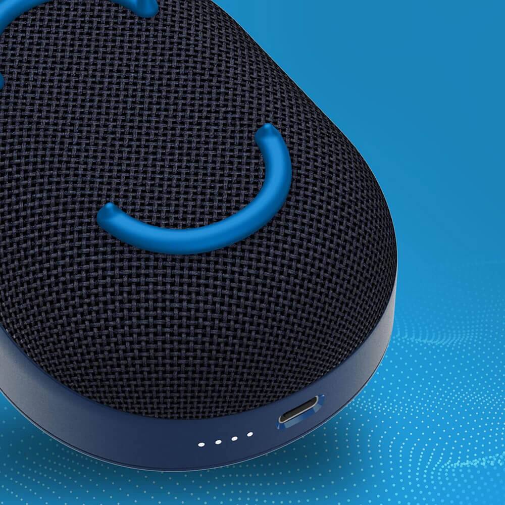 Alt View 3. Skullcandy - Skullcandy KILONAVY Kilo Wireless Bluetooth Mini Speaker - Navy - Black.