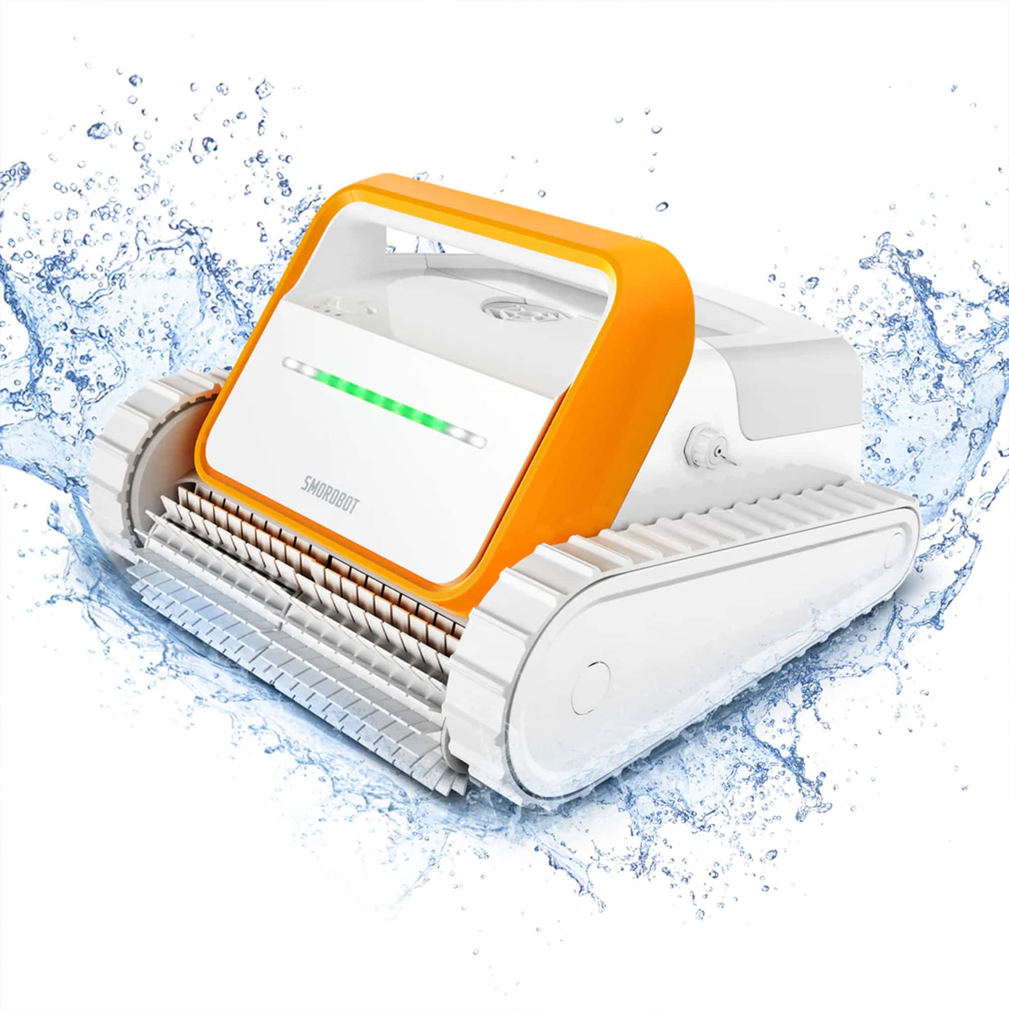 SMOROBOT - (2023) Tank X11 Cordless Rechargeable Robotic Swimming Pool Cleaner - White