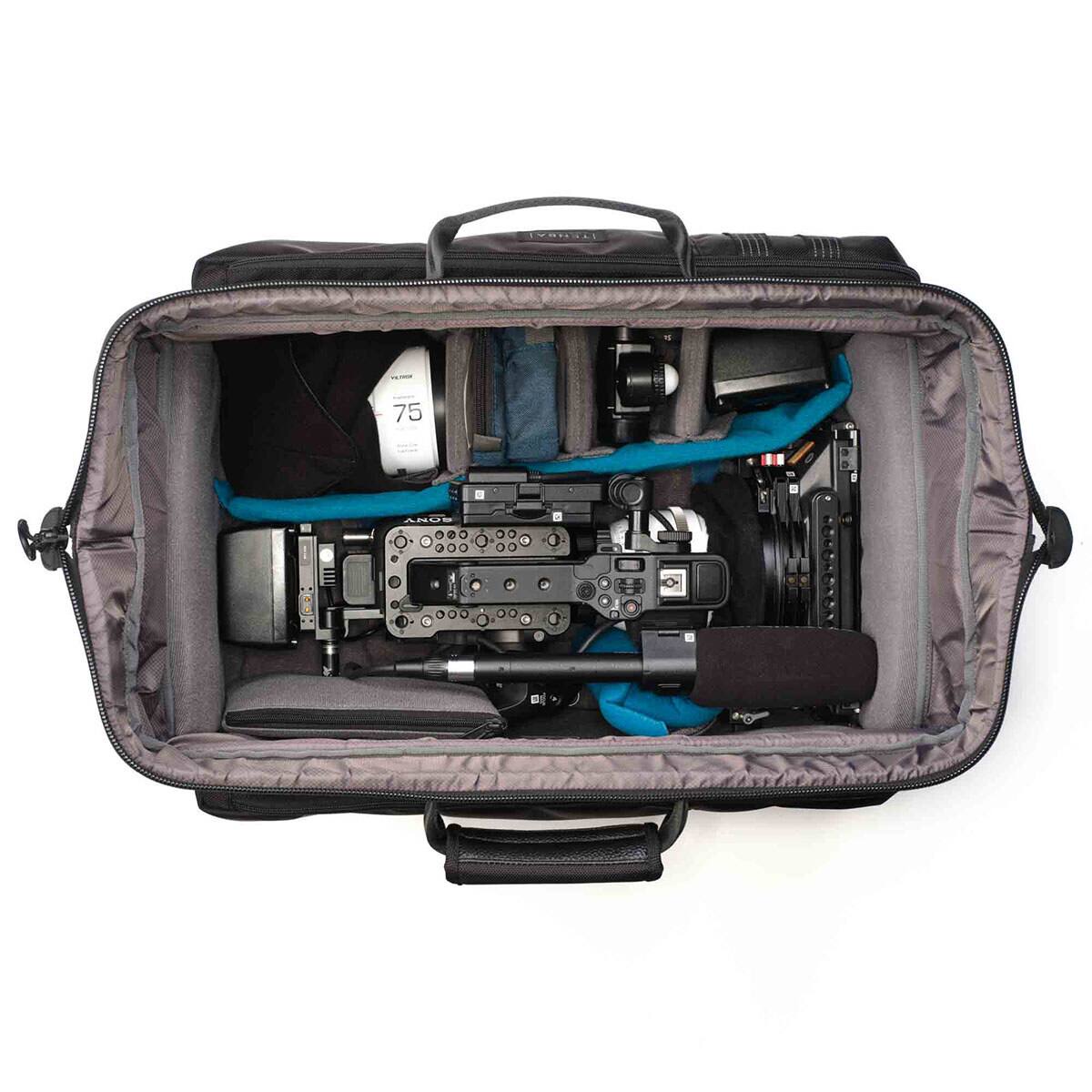 Alt View 5. Tenba - Tenba Cineluxe v2 Roller 24 for Professional Camcorders, Cinema Cameras and ENG Rigs, Black.