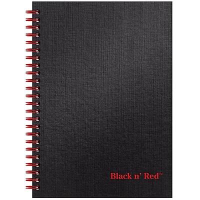 Black n' Red - 1-Subject Professional Notebooks, 5.88" x 8.25", Wide Ruled, 70 Sheets