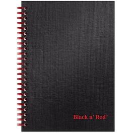 Black n' Red - 1-Subject Professional Notebooks, 5.88" x 8.25", Wide Ruled, 70 Sheets
