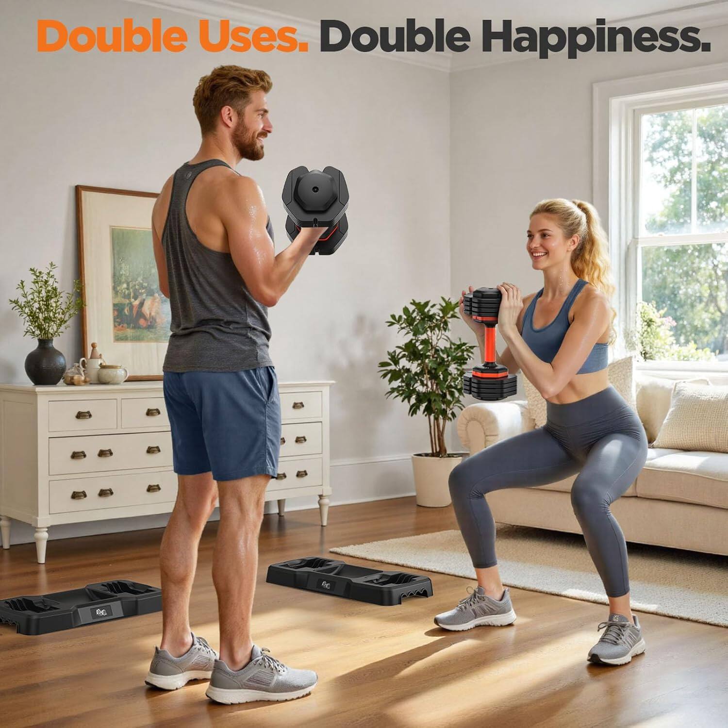 Double Uses. Double Happiness.