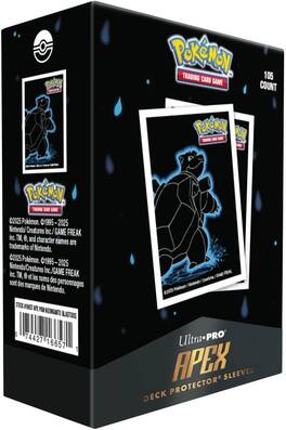 Ultra PRO - Apex Deck Protectors - Pokemon Neon Kanto - Blastoise (105ct)