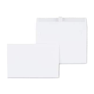 Front. Staples - QuickStrip EasyClose Self Seal Invitation Envelopes, 100/Box - White Wove.