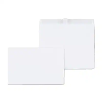 Front. Staples - QuickStrip EasyClose Self Seal Invitation Envelopes, 100/Box - White Wove.
