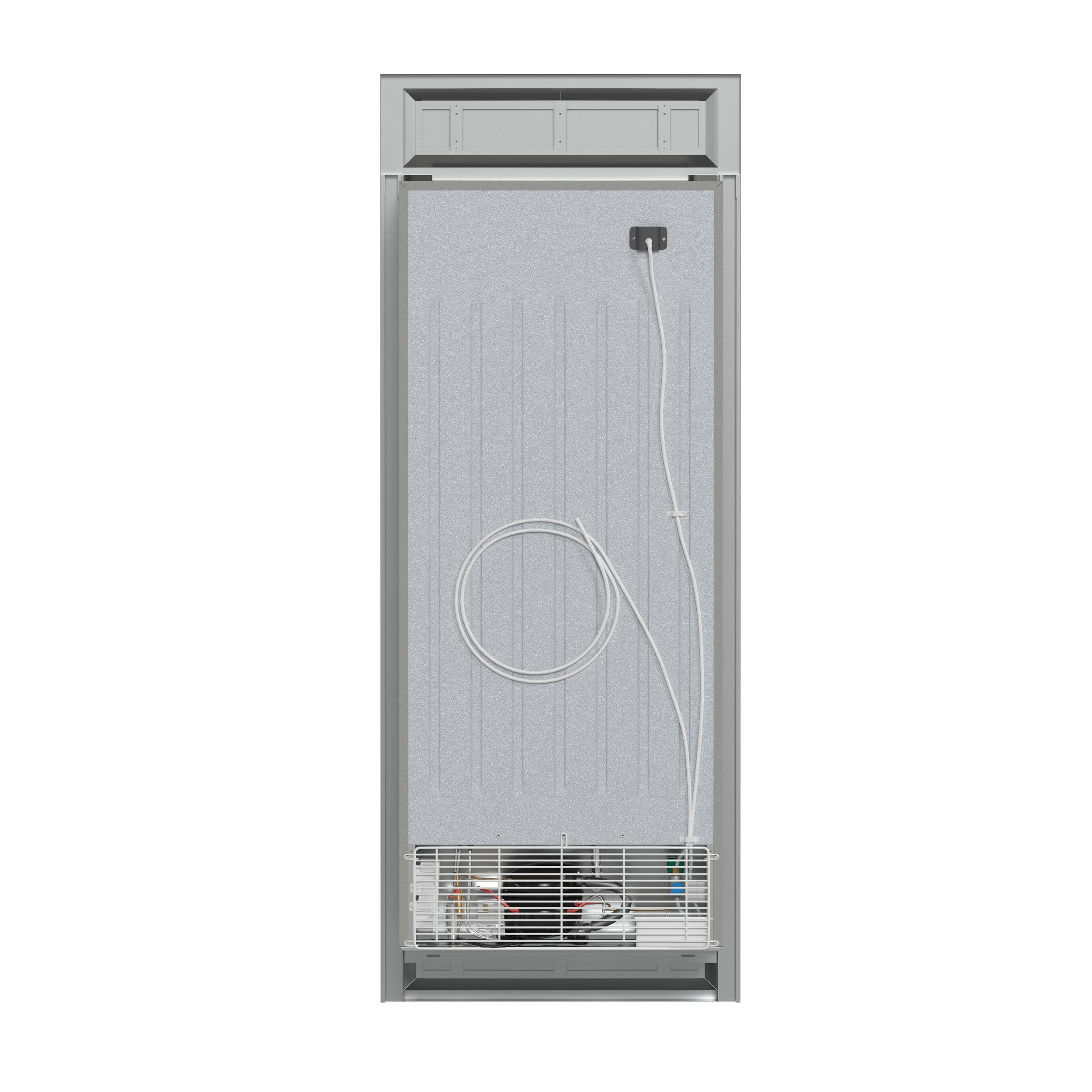 Back. Forno Appliances - Fortezza 14 Cu. Ft. Left-Swing Freezer with Trim Kit - Stainless steel.