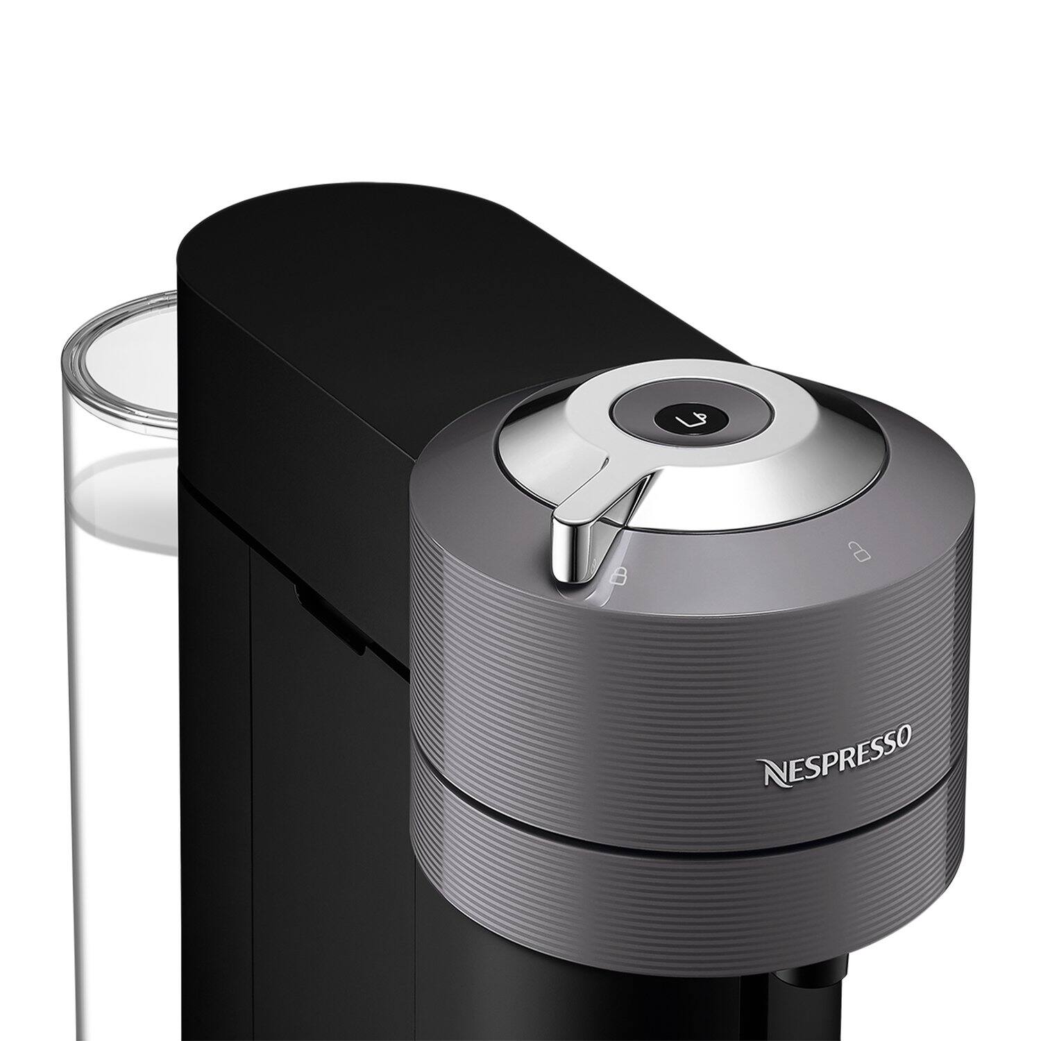 Alt View 12. Nespresso - Vertuo Next Premium Coffee and Espresso Maker in Gray with Aeroccino3 Milk Frother in Black - Gray.