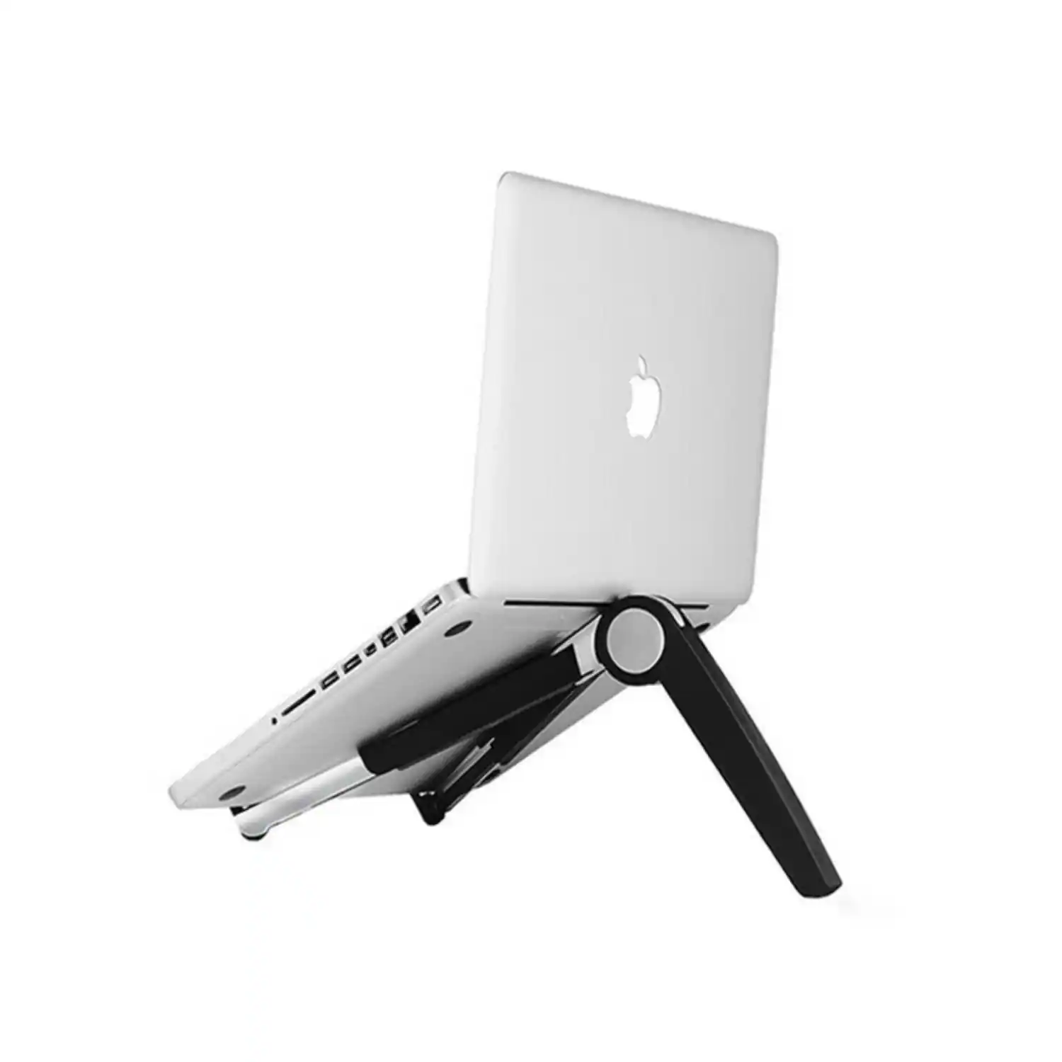 Left. Stock Preferred - Portable Adjustable Laptop & Tablet Holder Stand - Black.