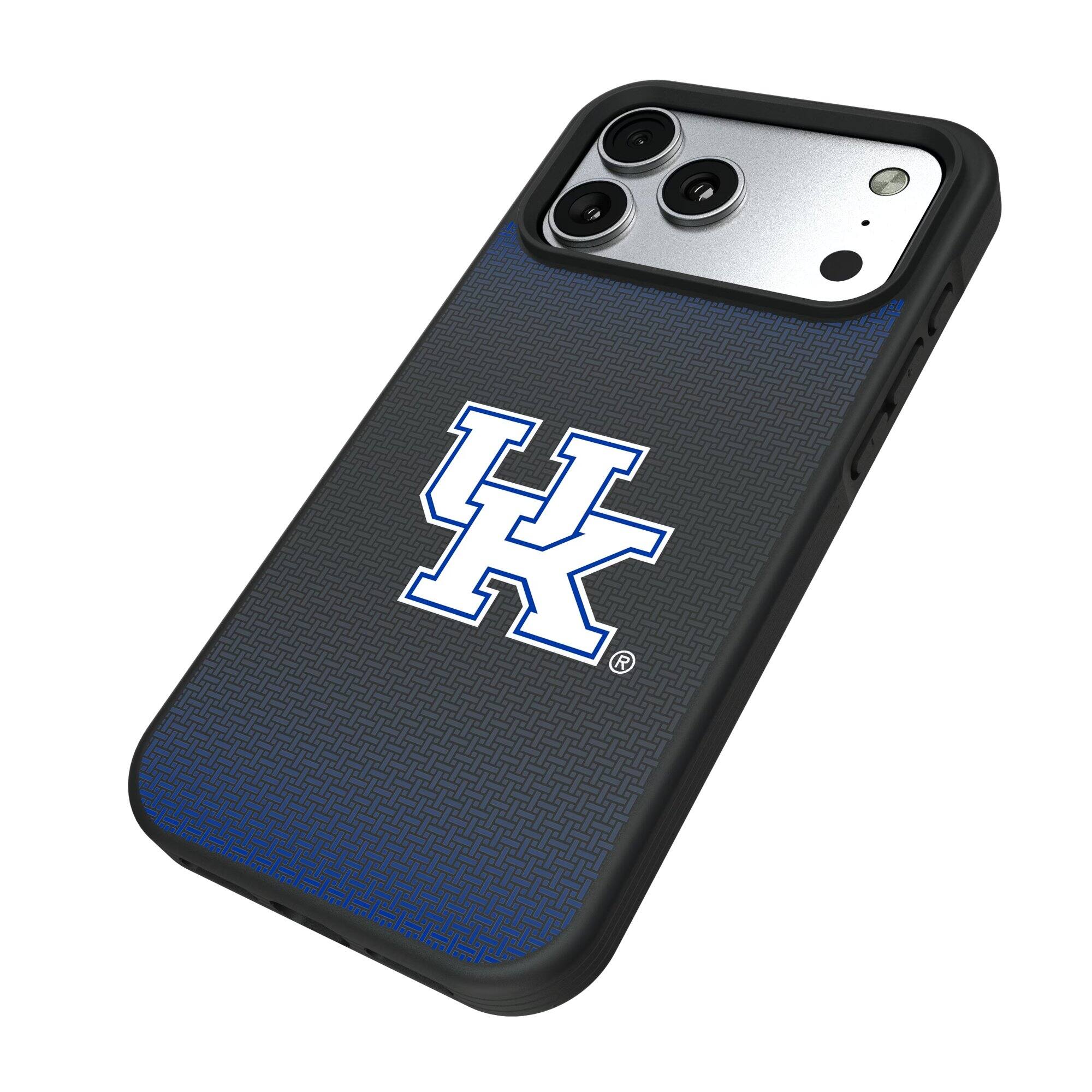 Alt View 1. Keyscaper - Kentucky Wildcats Bump Case with 8.2ft Drop Protection - 16 Pro Max - Black.