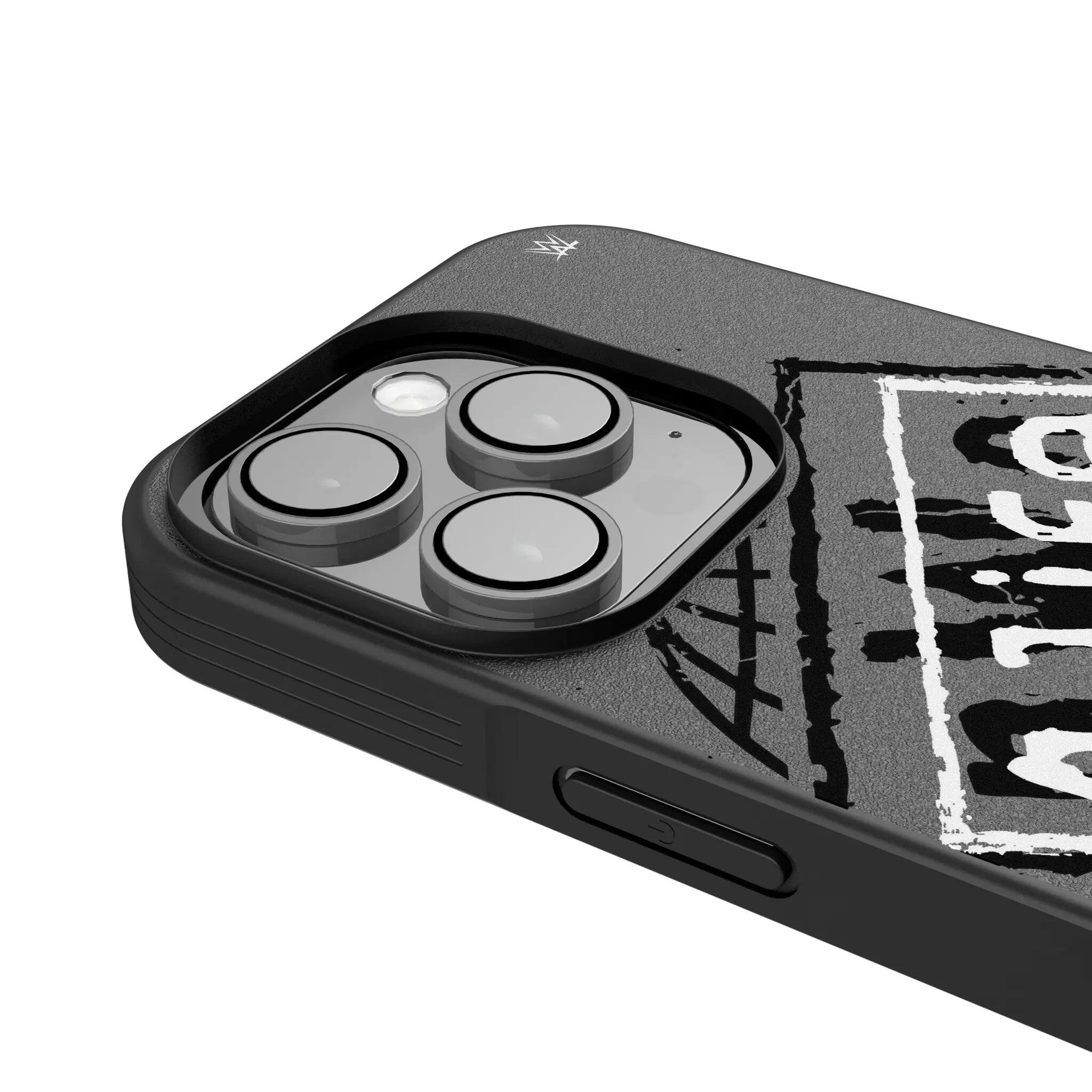 Left. Keyscaper - WWE Impact Bump Phone Case - Apple iPhone 15 Pro - New World Order.