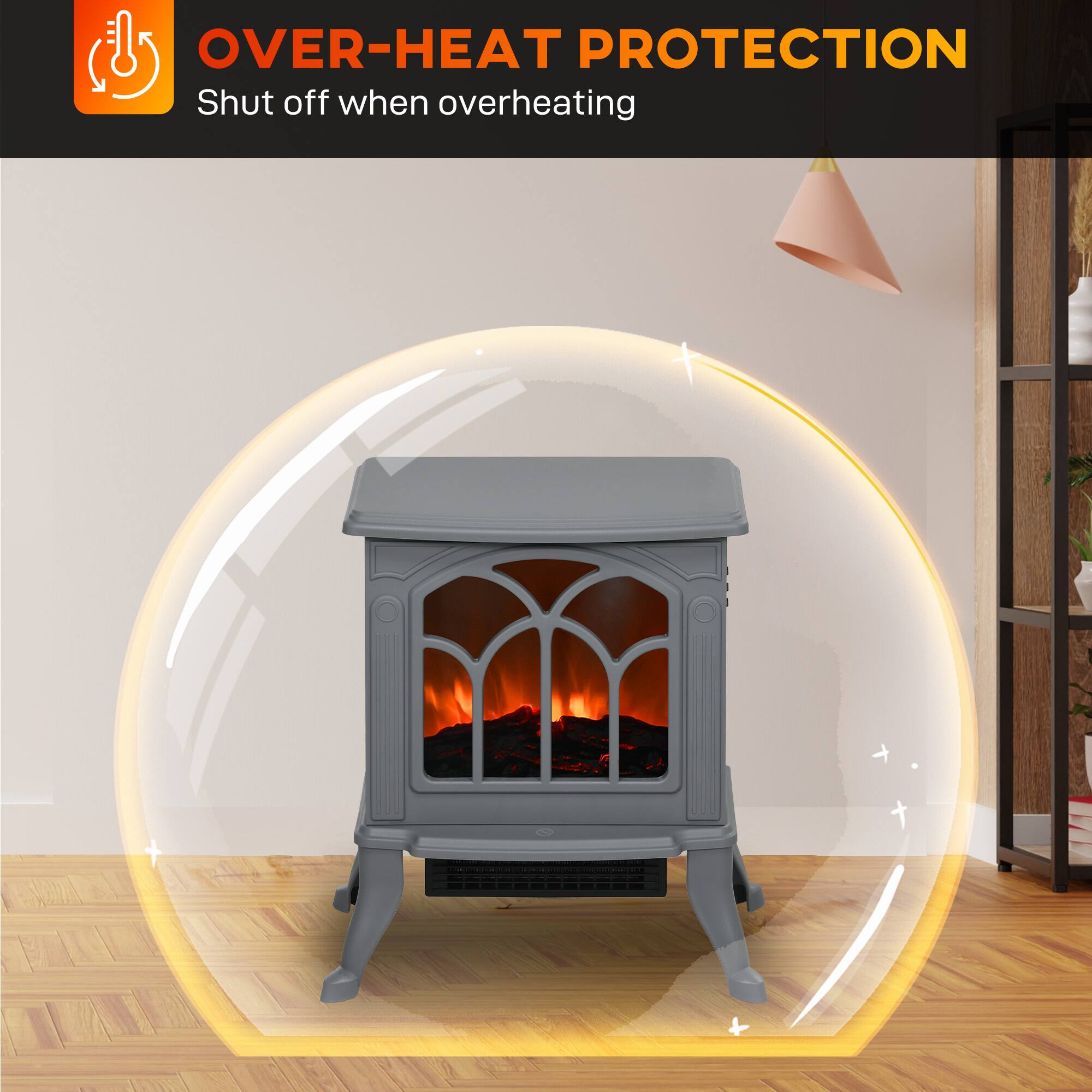 OVER-HEAT PROTECTION  
Shut off when overheating