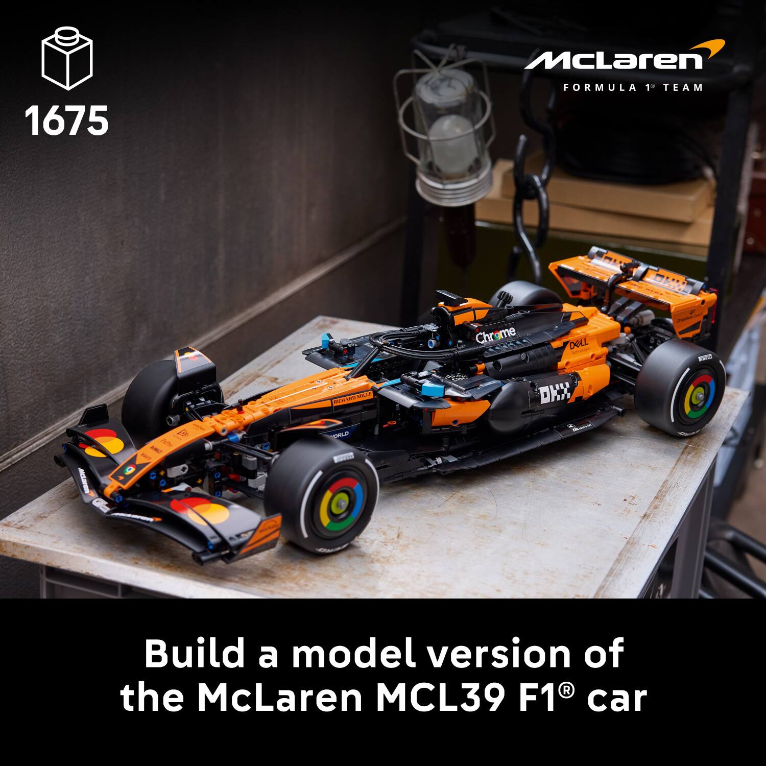 McLaren 1675 FORMULA 1 TEAM Chrome DELL - Build a model version of the McLaren MCL39 F1® car