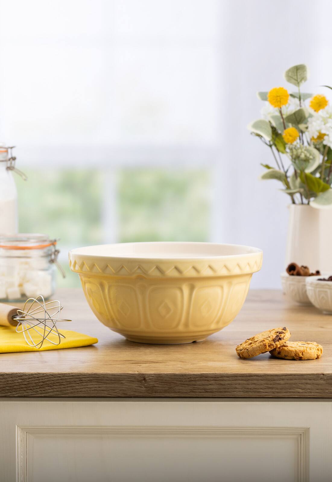 Alt View 6. Mason Cash - Color Mix Yellow Size 24 Mixing Bowl, 2.15 Quart - Yellow.